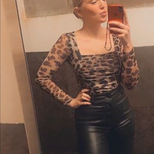 Nasty Gal Cheetah Bodysuit